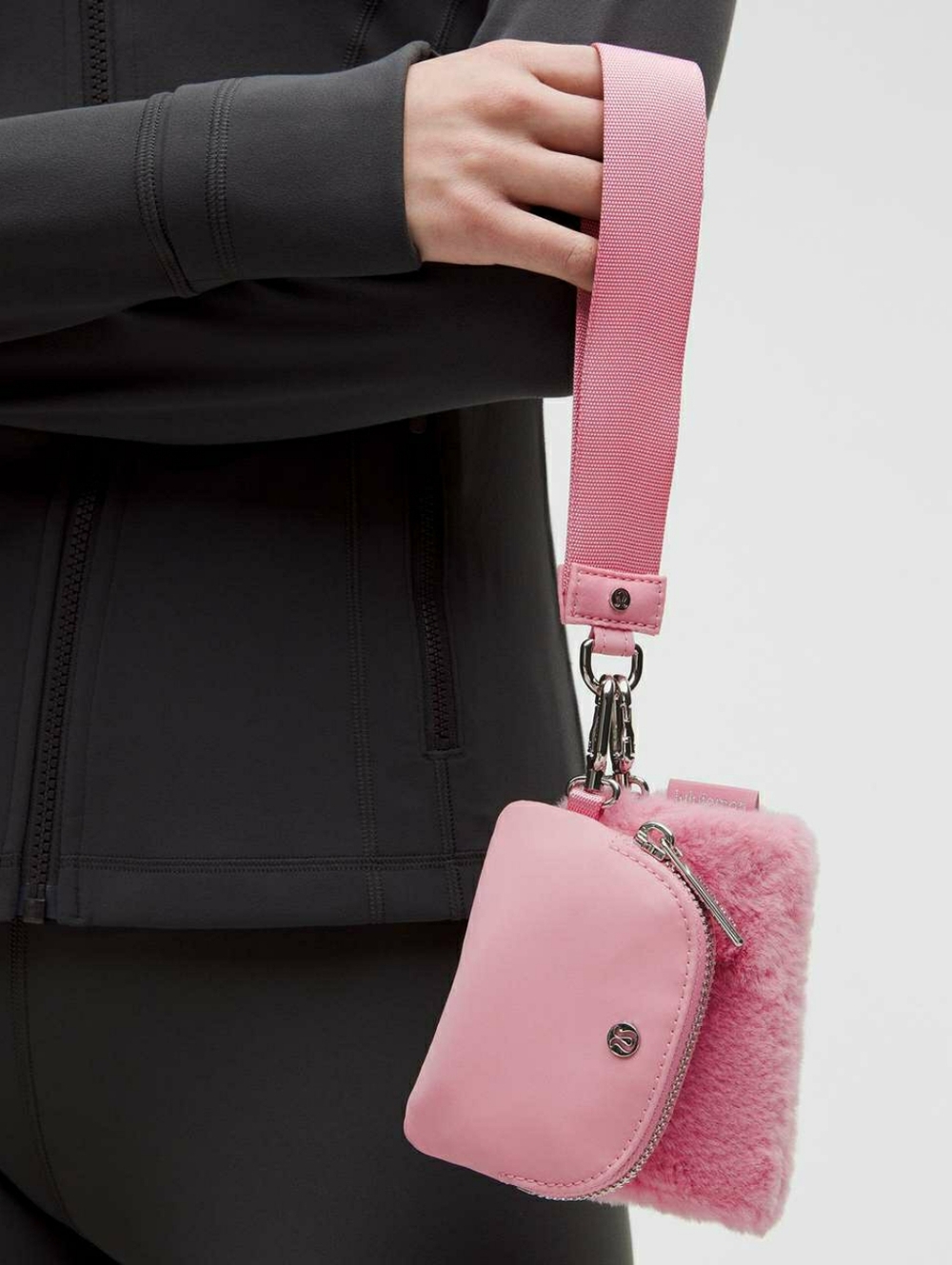 Lululemon Dual Pouch Wristlet Flush Pink
